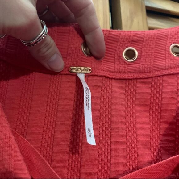 Free People Pink Long Sleeve Medium - Picture 3 of 4